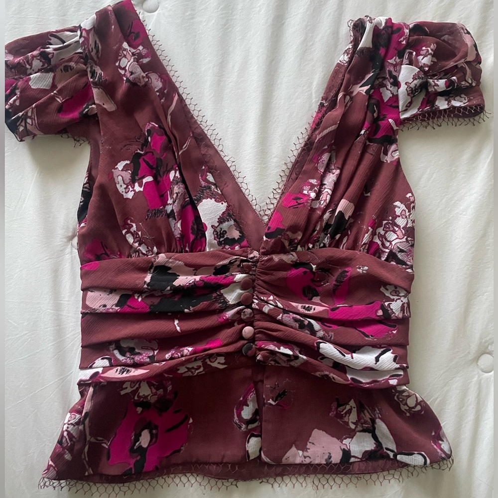 Karl Lagerfeld cap sleeve top - Picture 7 of 7